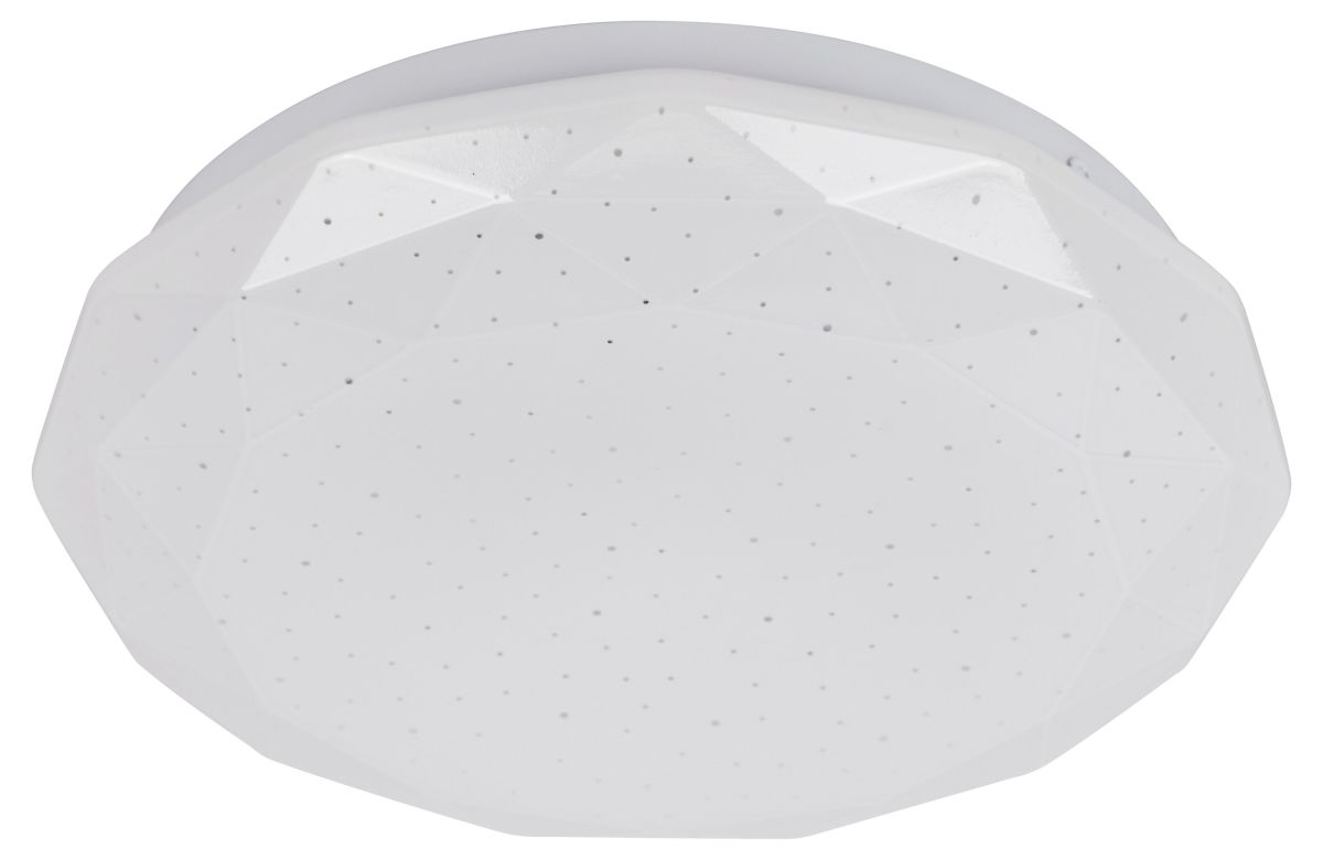 Потолочный светильник Эра Классик без ДУ SPB-6 WH 18W-6,5K Slim Sparkle