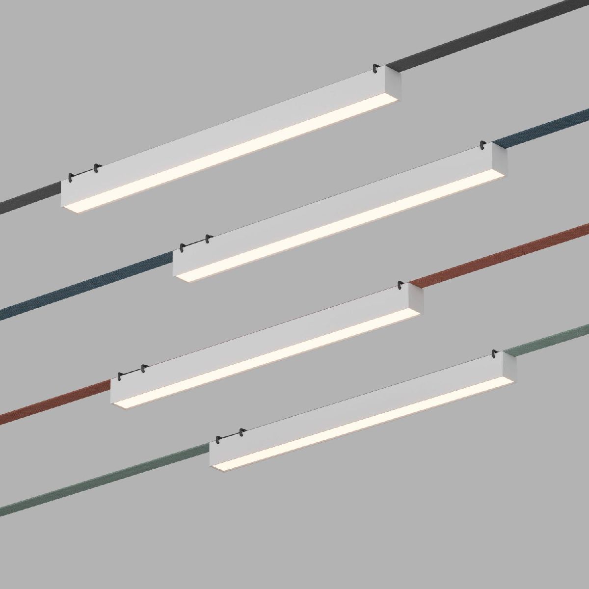 Трековый однофазный светильник Denkirs Belty Linear DK5577-WH