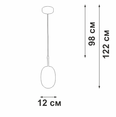 Подвесной светильник Vitaluce V2821-1/1S