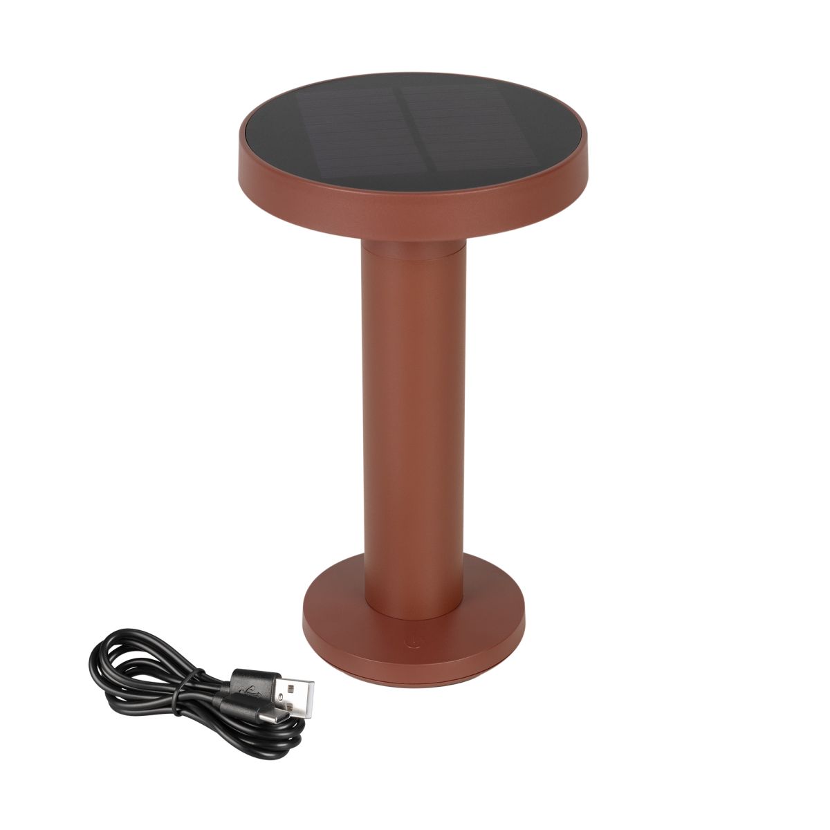 Настольная лампа аккумуляторная Arlight SP-BRIO-1.4W Warm2700 (Кортен, 105 deg, 5V) (IP54 Металл) 060833