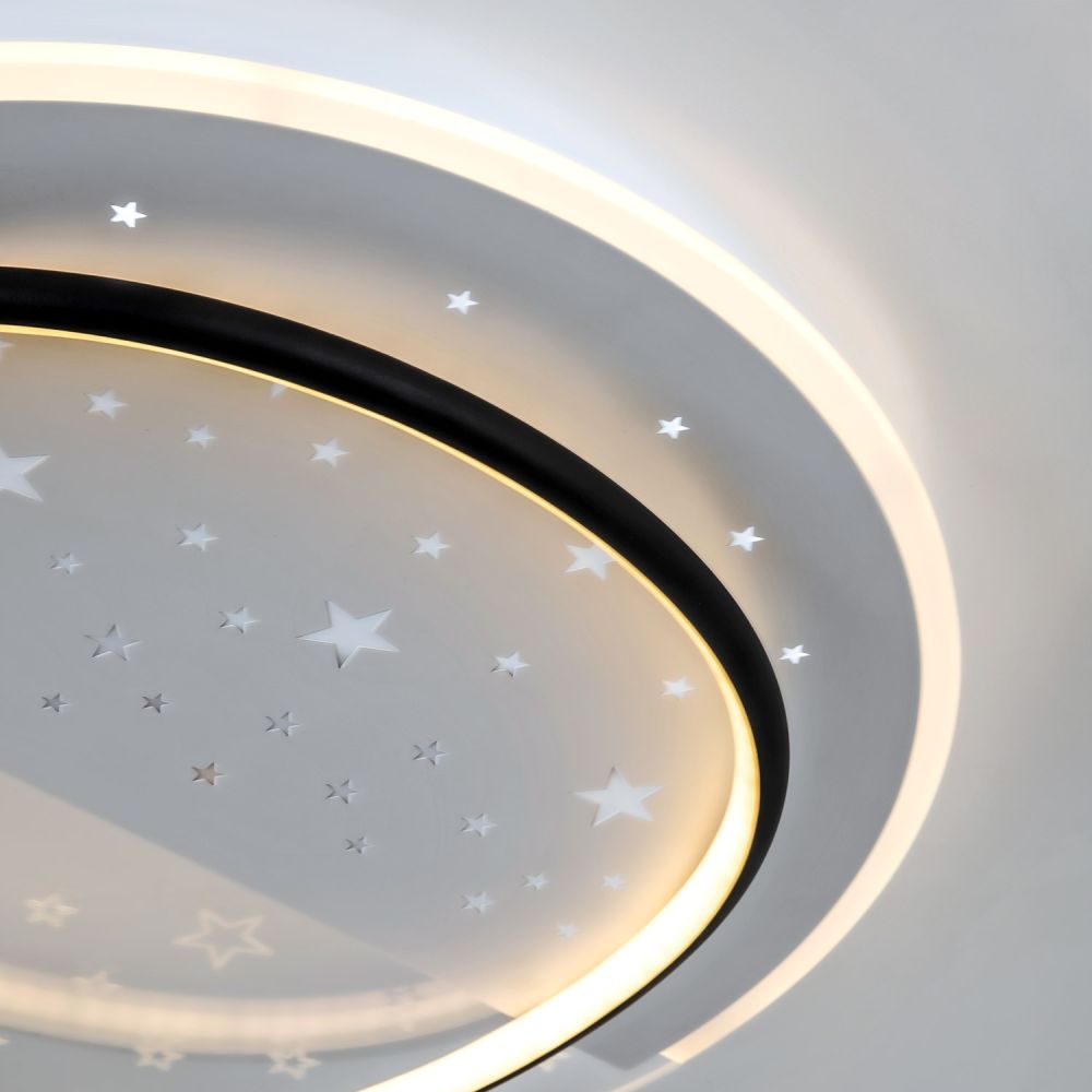 Потолочный led светильник LED4U L1036-480 BK