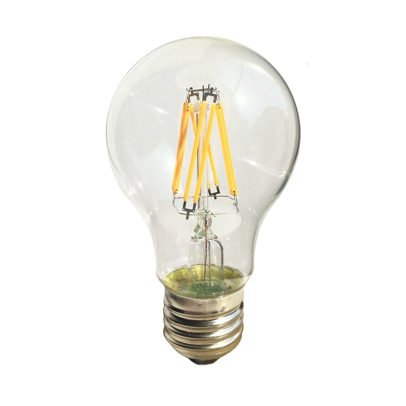 Лампа светодиодная филаментная Sun Lumen E27 8W прозрачная 056-861
