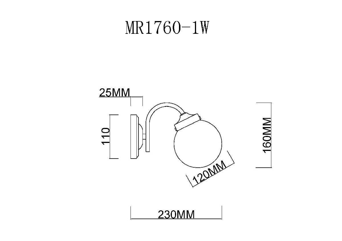 Бра MyFar Easy MR1760-1W