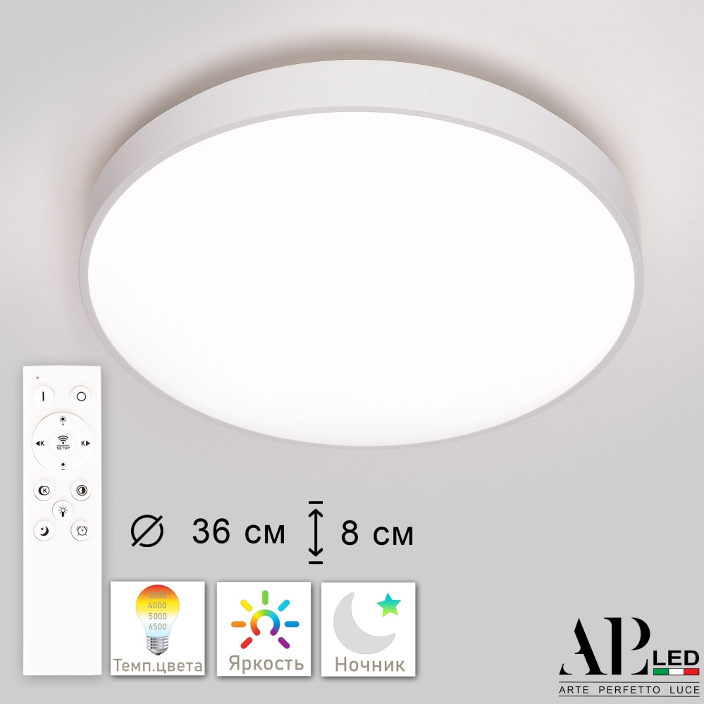 Потолочный светильник Arte Perfetto Luce Toscana 3315.XM302-2-374/24W White