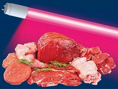 

Лампа светодиодная для витрин с мясной продукцией (09642) G13 20W 410-480K LED-T8-20W/SM/G13/CL