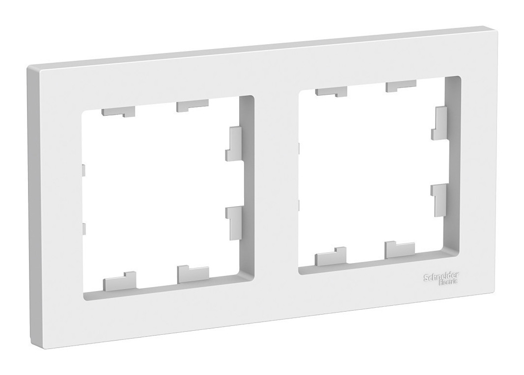 Рамка 2-ая Бел, универсальная Schneider Electric AtlasDesign ATN000102