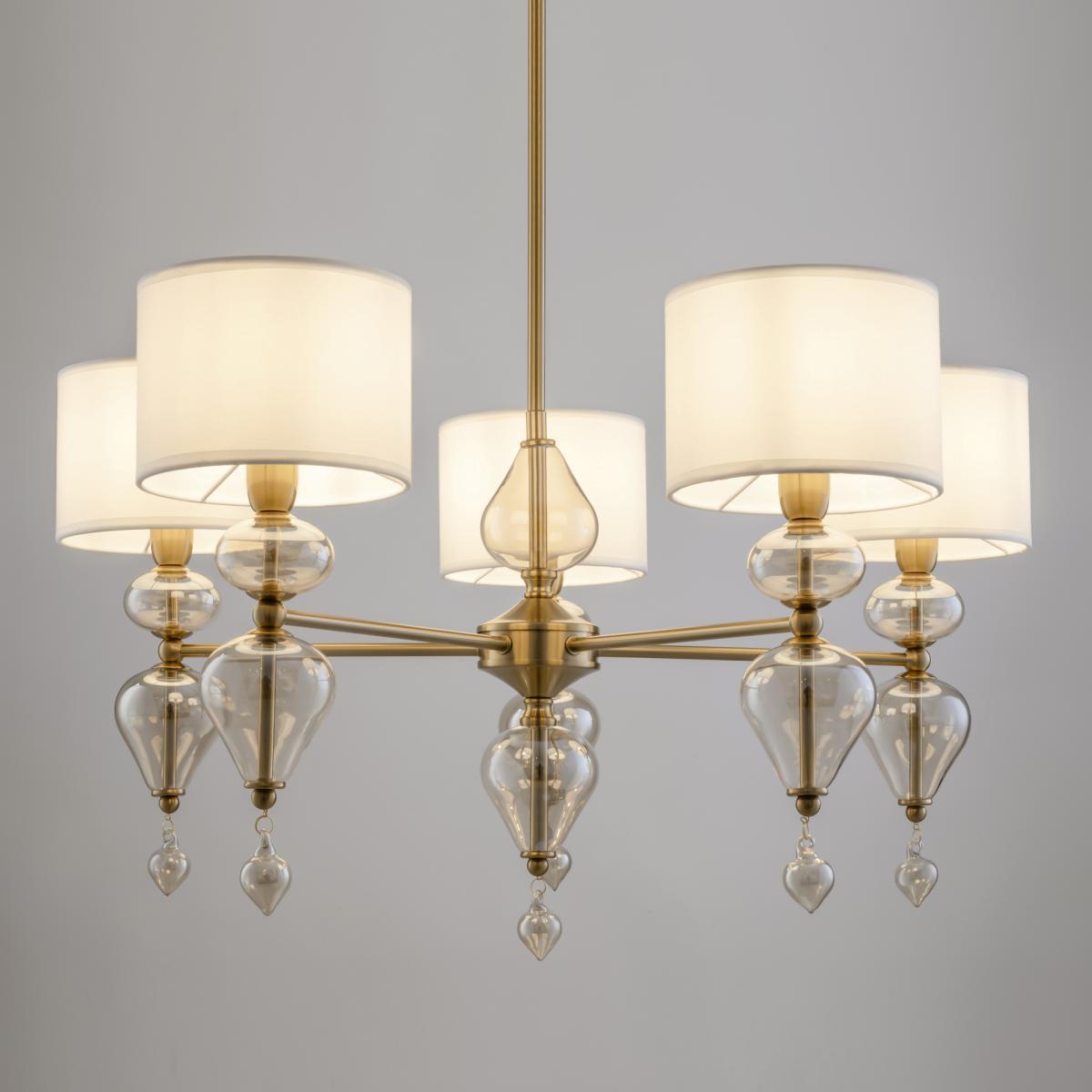 Люстра на штанге Freya Raise FR5369CL-05BS