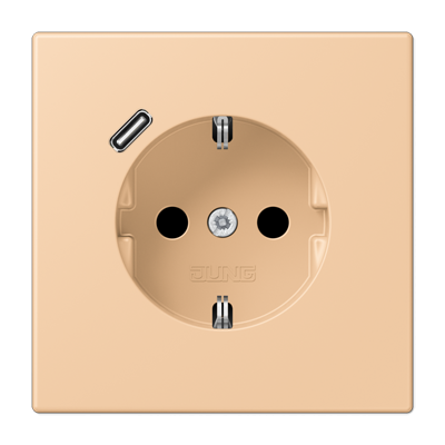 Розетка 2K+З USB Typ C Jung LC1520-18C237