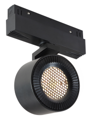 Трековый магнитный светильник iLedex Vision 4822-010-D82-12W-38DG-4000K BK (WALL WASHER)