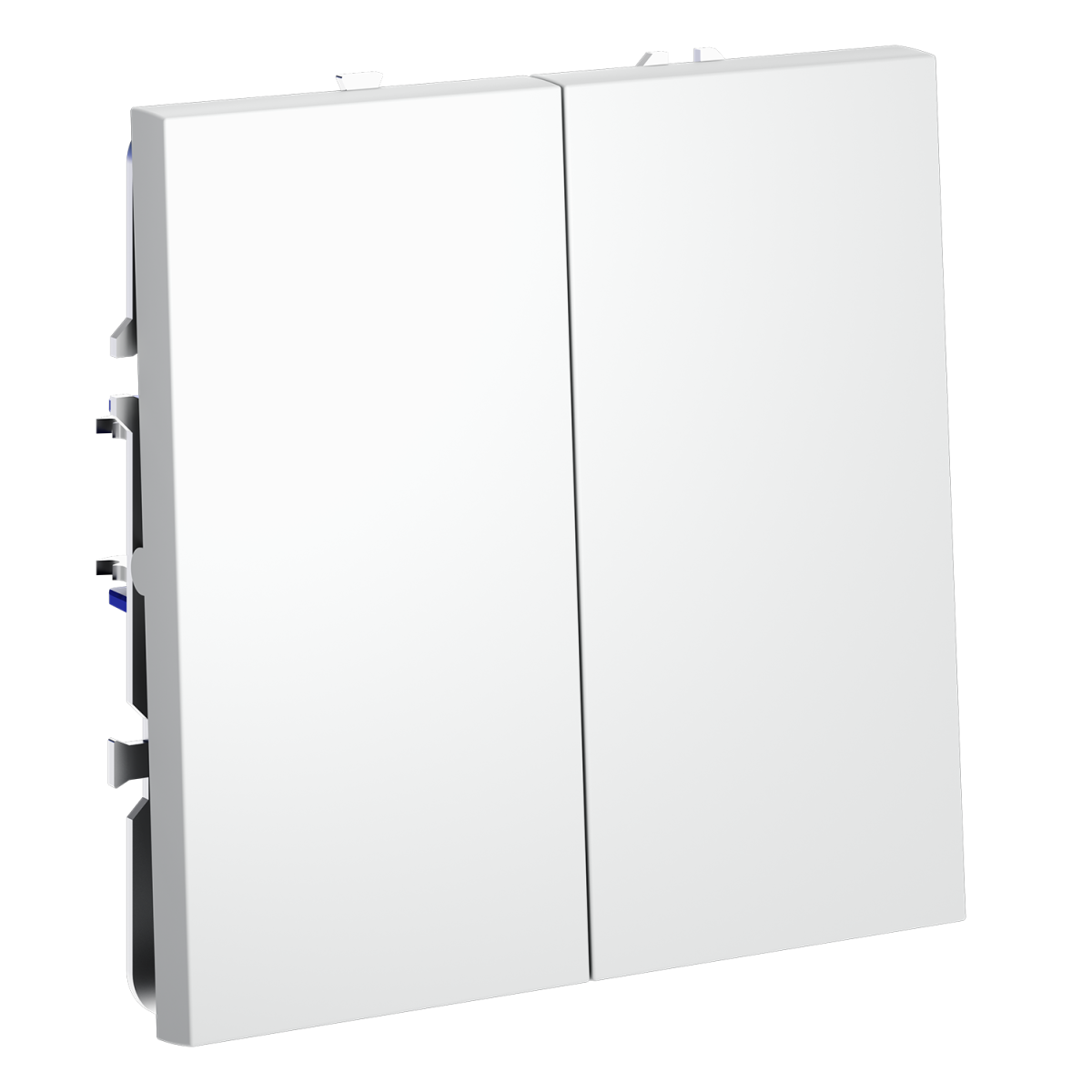 Перекрестный переключатель двухклавишный встраиваемый VOLTUM S70 VLS020502