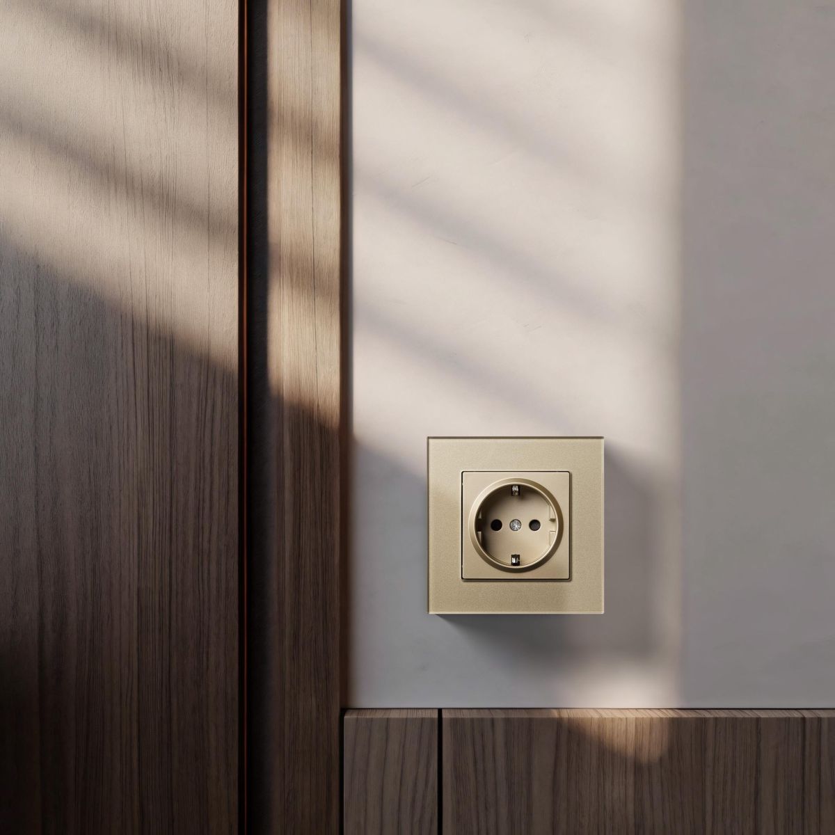 Рамка 1-постовая, золотой Kollinger Aspekt AT1GD