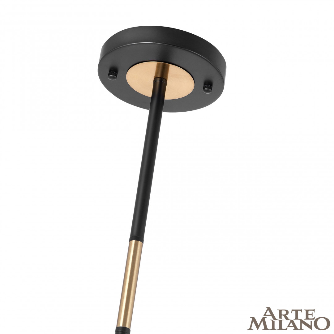 Люстра на штанге Arte Milano Neapolis 276708/8 BK/GD