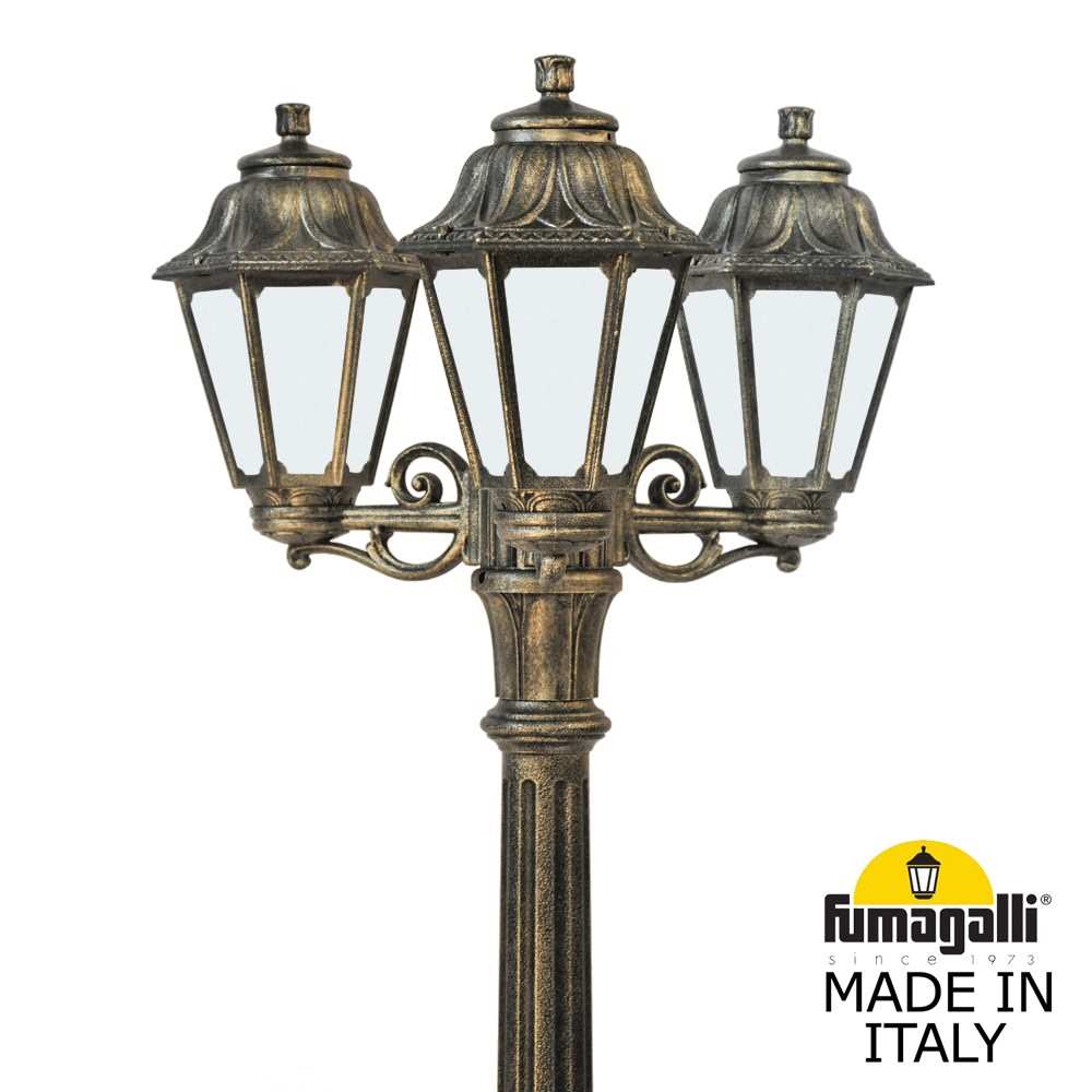 Садово-парковый светильник Fumagalli RICU BISSO/ANNA 3L E22.157.S30.BYE27