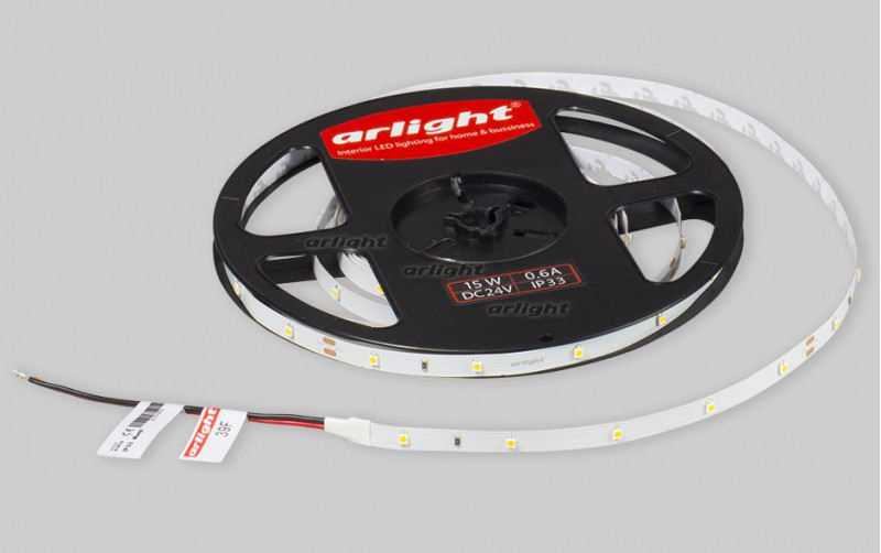 Светодиодная лента Arlight RT 2-5000 24V White6000 0.5x (3528, 150 LED, LUX) 019917