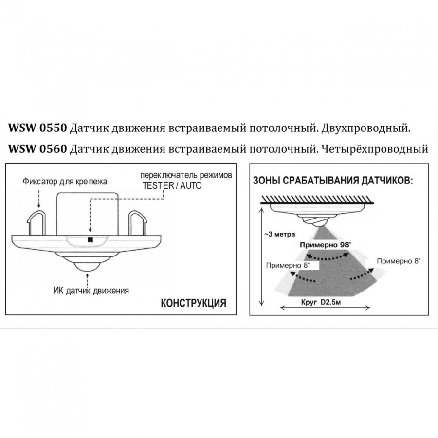 Датчик движения SHIN DONG-A WSW 0560