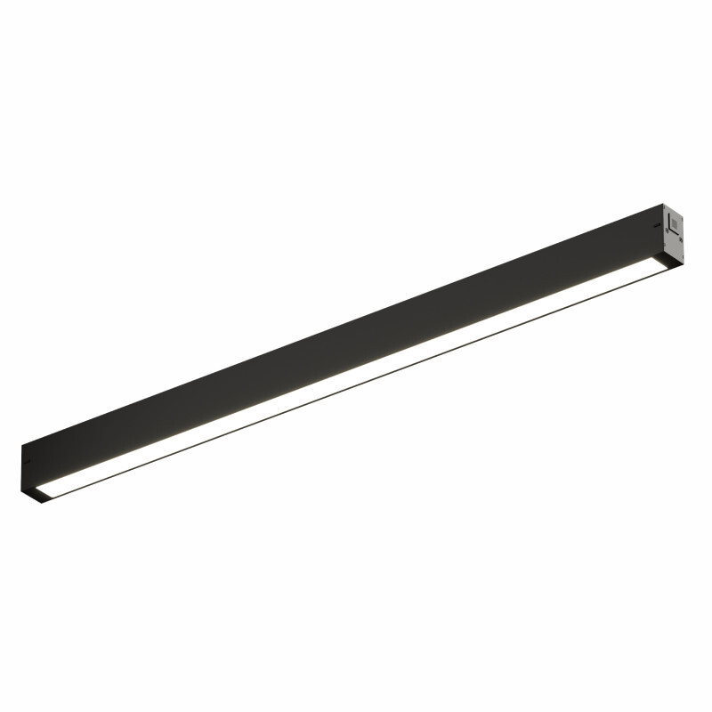 Трековый однофазный светильник Denkirs Simple Linear DK8205-BK