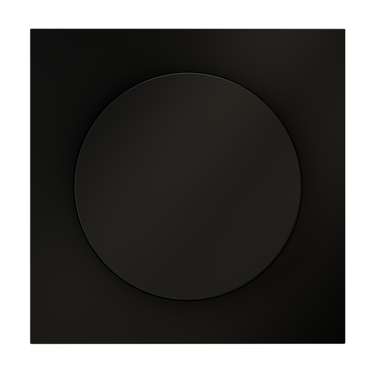 Накладка для светорегулятора поворотно-нажимного Voltum S70 (черный матовый) VLS002008