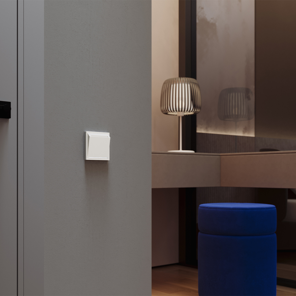 Накладка для выключателя карточного Voltum S70 (хлопок) VLS002613