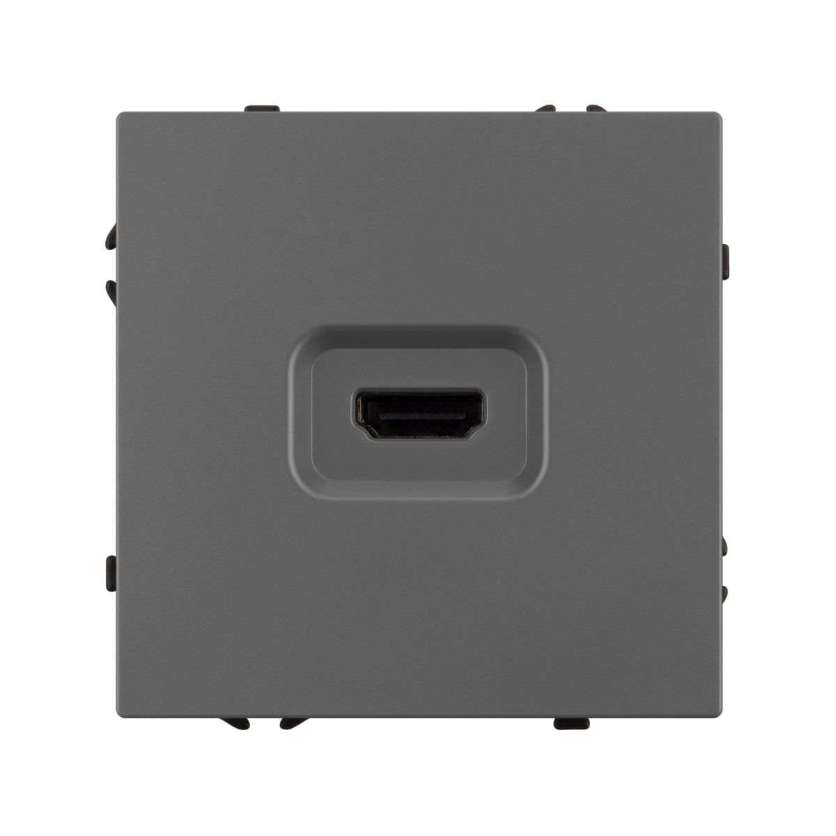 Розетка HDMI софт-тач серый базальт Arlight SCT-MHD1-SFPL-GR 061844(1)