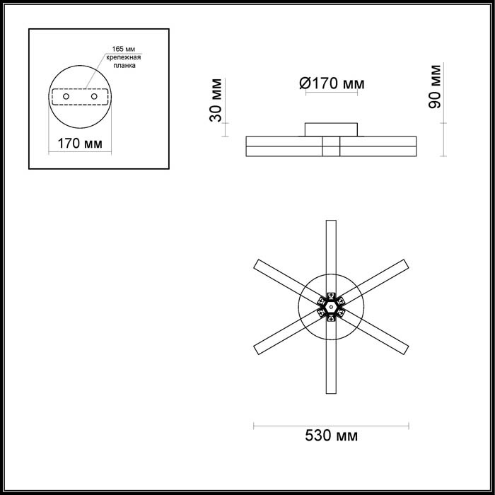 Потолочная светодиодная люстра Odeon Light Veira 4017/35CL
