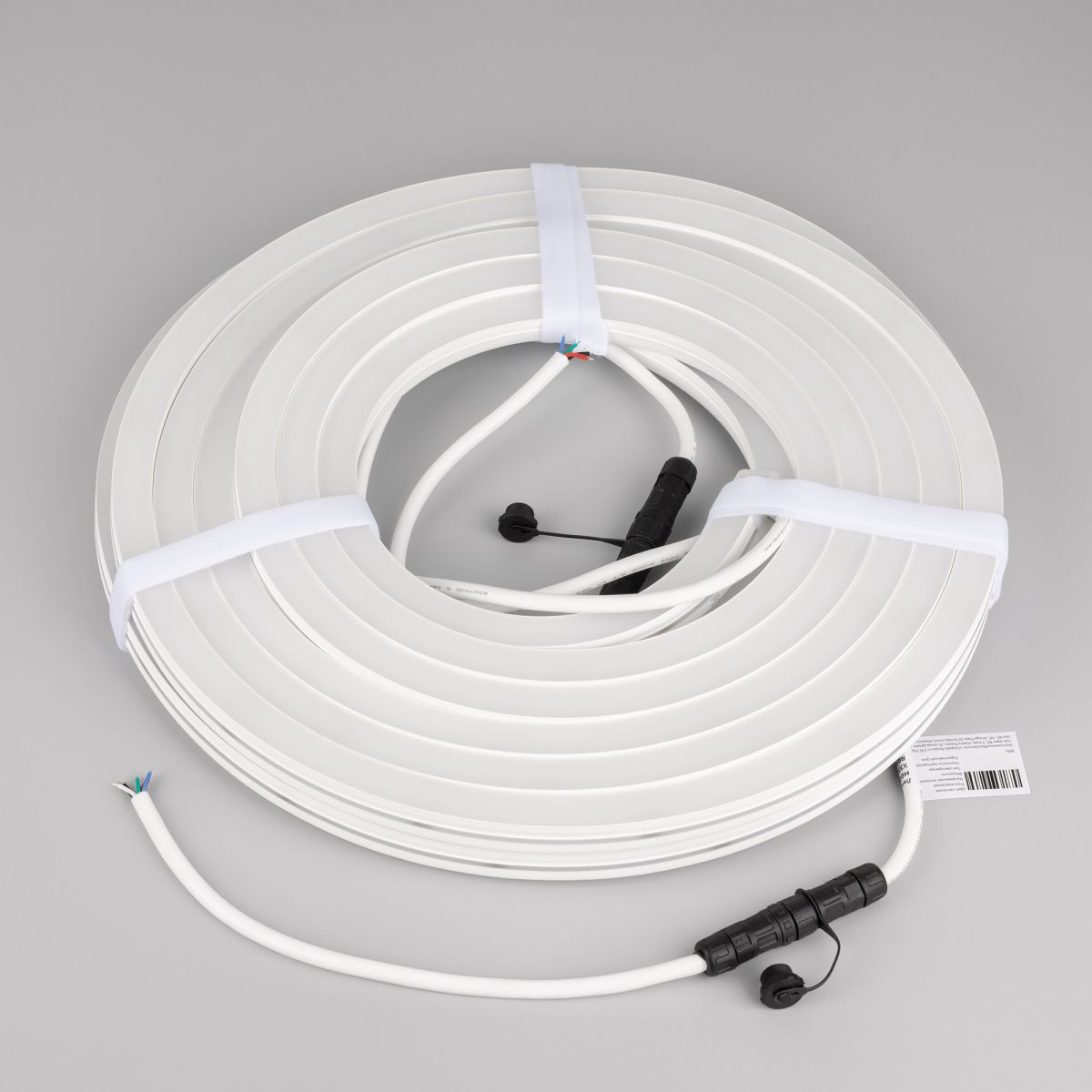 Светодиодная лента герметичная Arlight MOONLIGHT-PRO-SIDE-X336-16x16mm 24V RGBW-Day (12 W/m, IP67, 10m, wire x2) (Вывод боковой) 054978