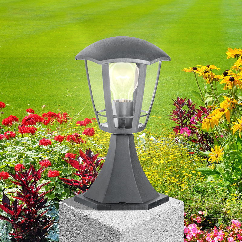 Садово-парковый светильник ЭРА НТУ 07-40-003 «Валенсия 1» серый Б0051210