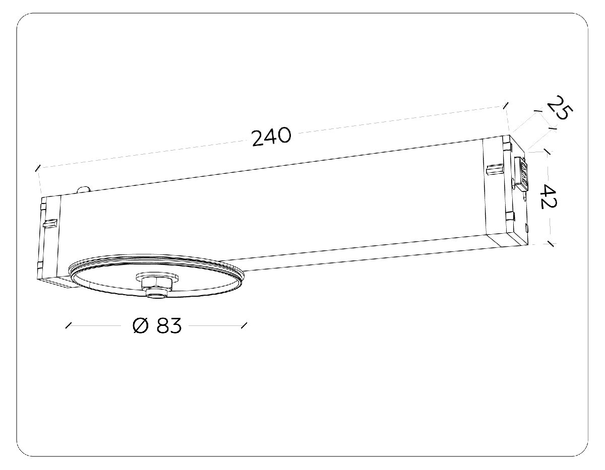 Крепеж для корпуса Ambrella Light DIY Spot A2541