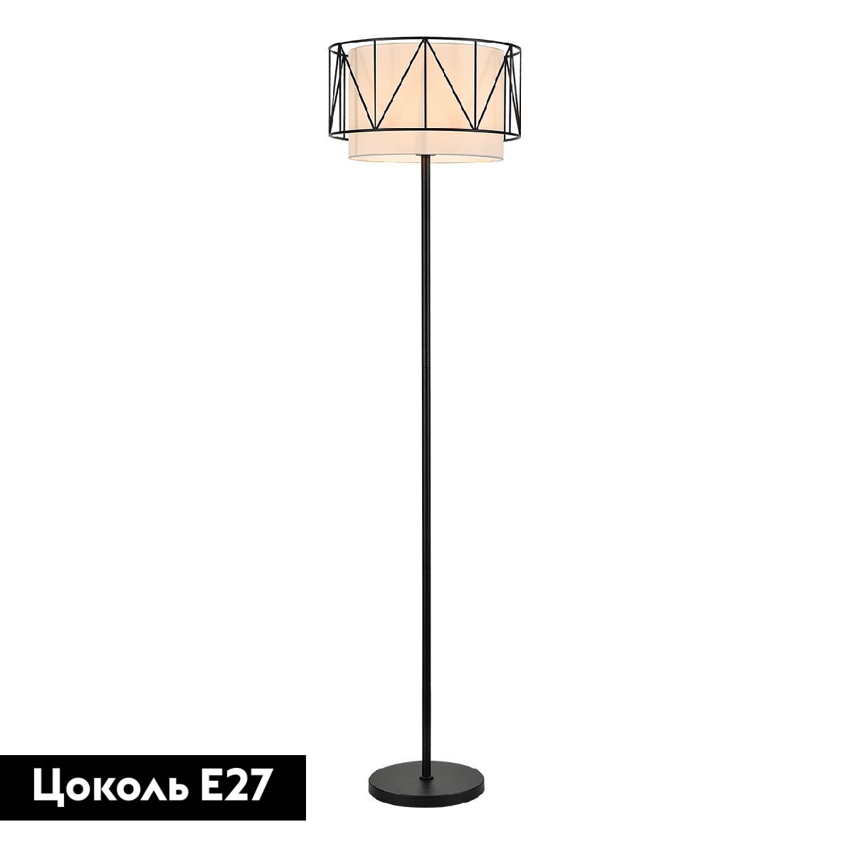 Торшер Indigo Charme 13016/1F Black V000465