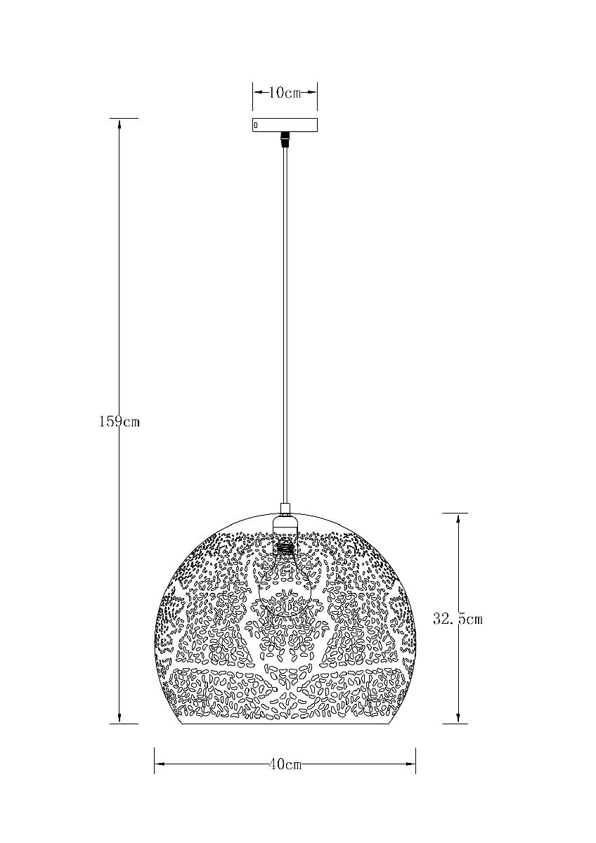 Подвесной светильник Arte Lamp Celesta A7057SP-1BK