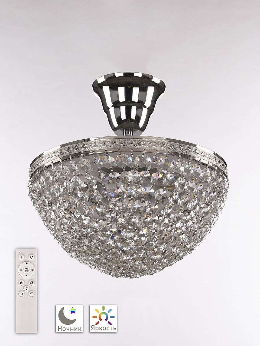 Потолочный светильник Bohemia Ivele Crystal 19321/25IV/LED-DIM Ni