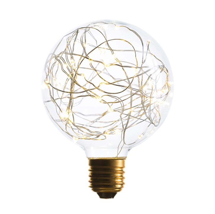 Лампа светодиодная филаментная Sun Lumen E27 1,5W 2600K прозрачная 057-066