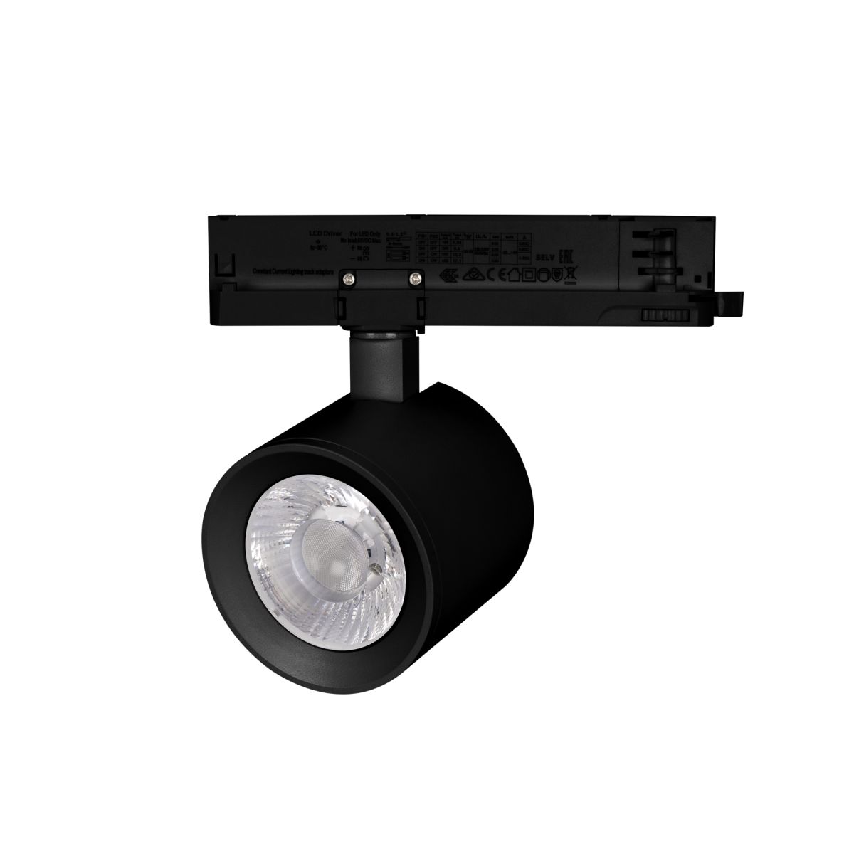 Трековый трехфазный светильник Arlight LGD-NIKA-4TR-R100-20W Warm3000 (BK, 24 deg, 230V, DALI) (IP20 Металл) 058662