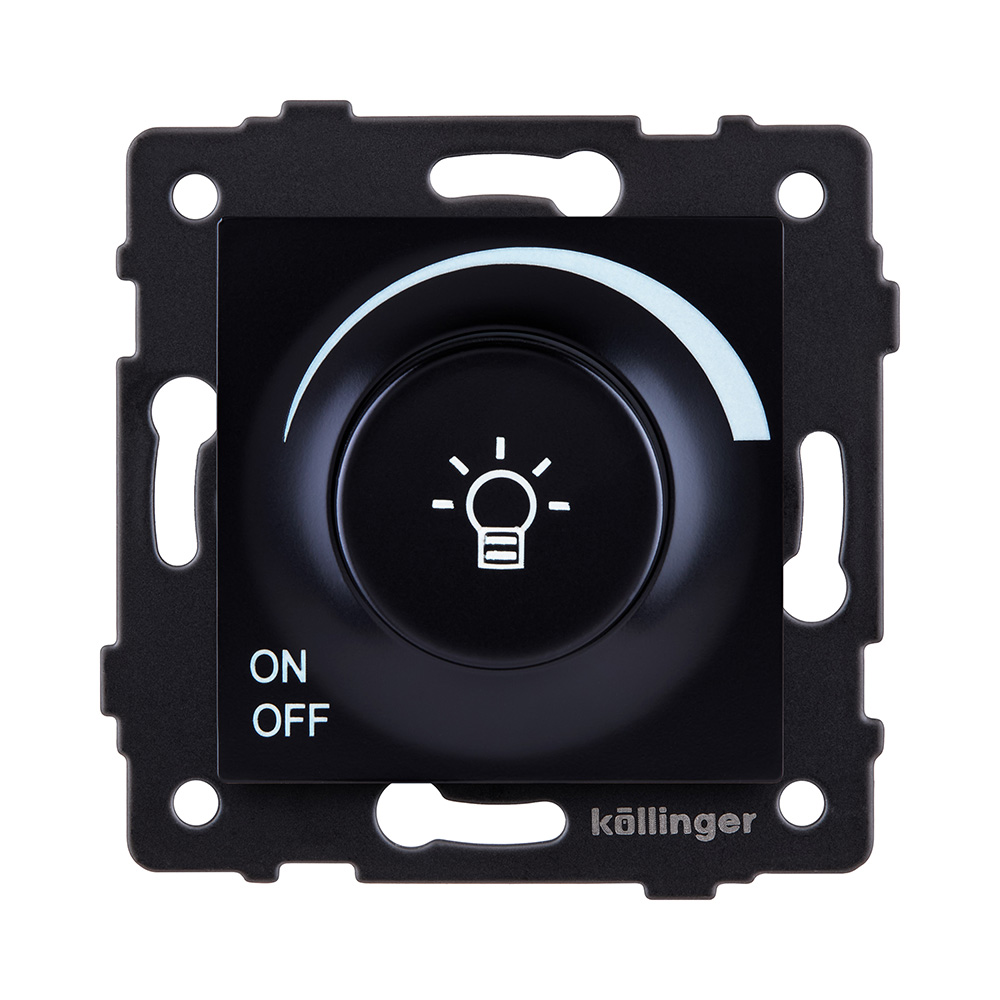 Светорегулятор универсальный 500W, черный Kollinger REA-027BK для Aspekt, Eleganz, Reflex