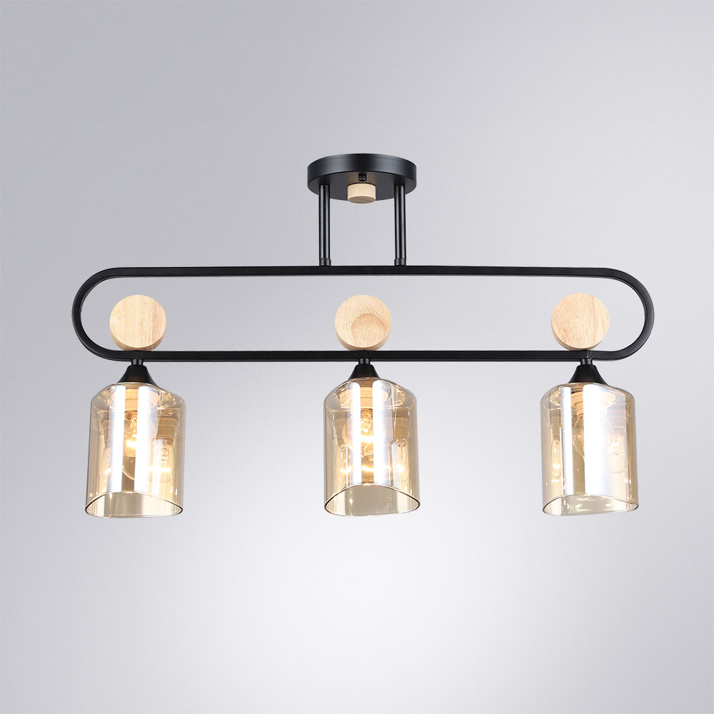 Потолочная люстра Arte Lamp Glamore A5076PL-3BK