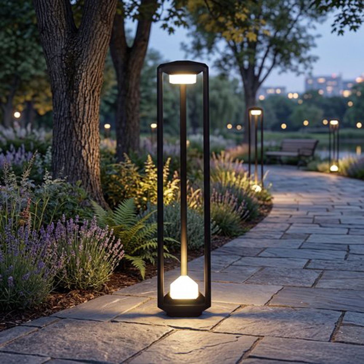 Ландшафтный светильник Reluce 09987-0.7-001JH 0.8M LED2X6W BK RLOS