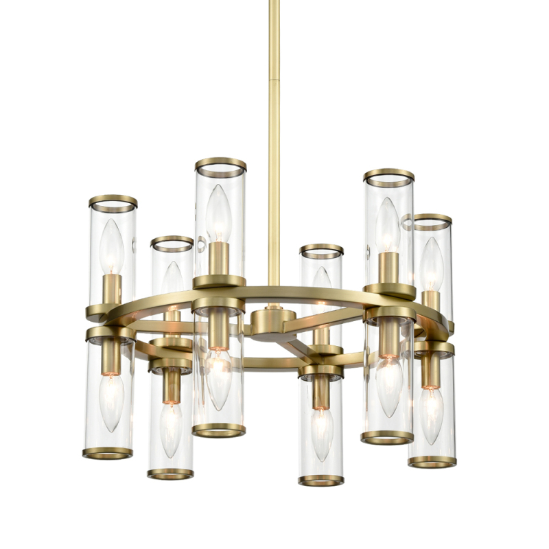 Люстра на штанге Delight Collection MD2061-12B br.brass