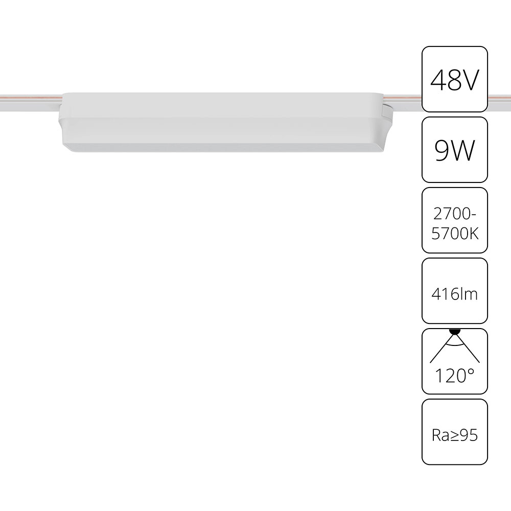 Трековый магнитный светильник Arte Lamp Rapid A2953PL-1WH