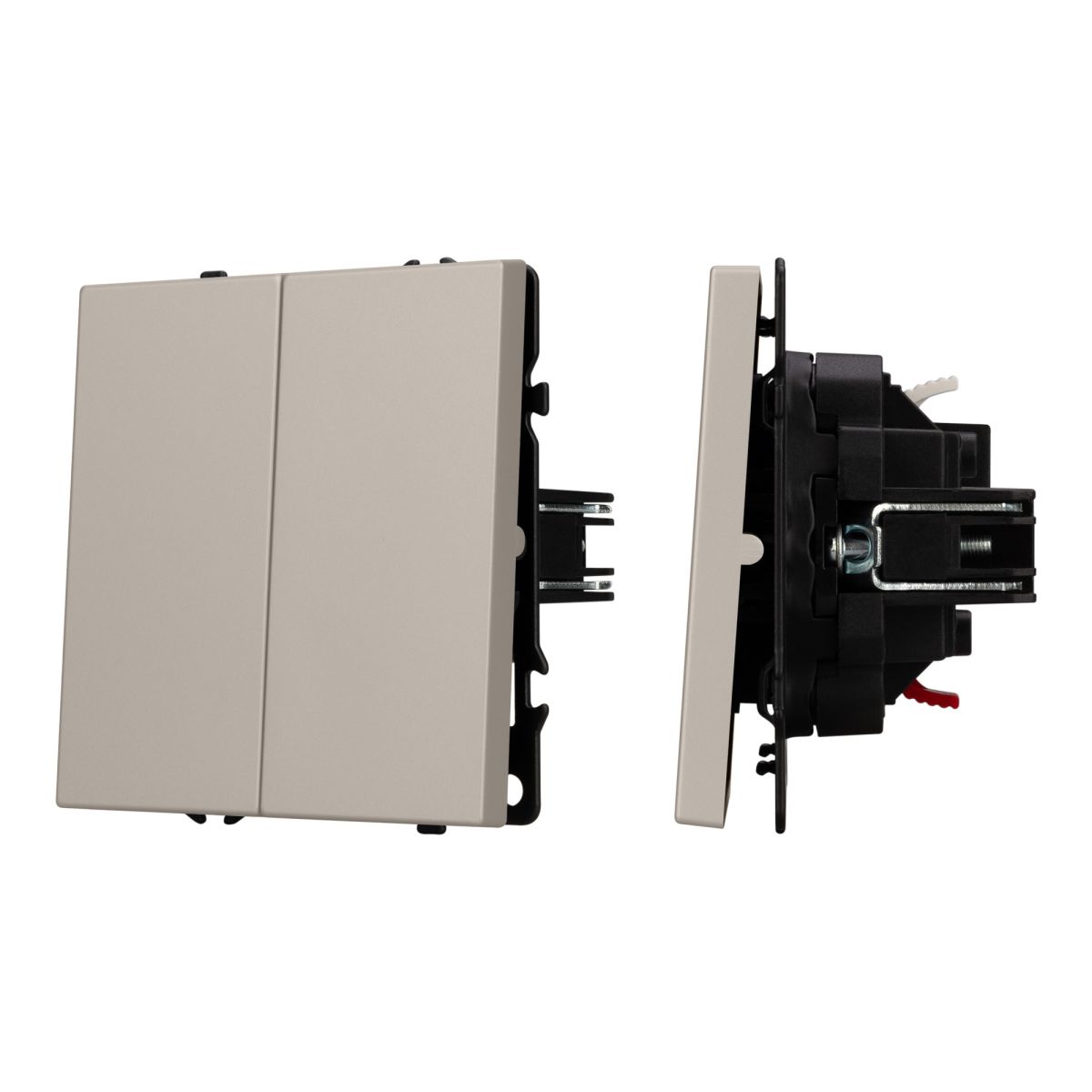 Выключатель 2 кл софт-тач кашемир Arlight SWT-MK02-SFPL-CA (250V, 10A) 059419(1)