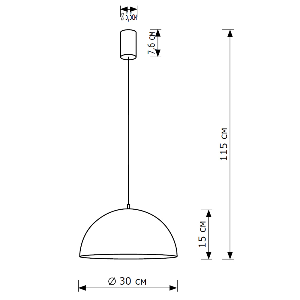 Подвесной светильник LightHall Aurora 30 LH032025
