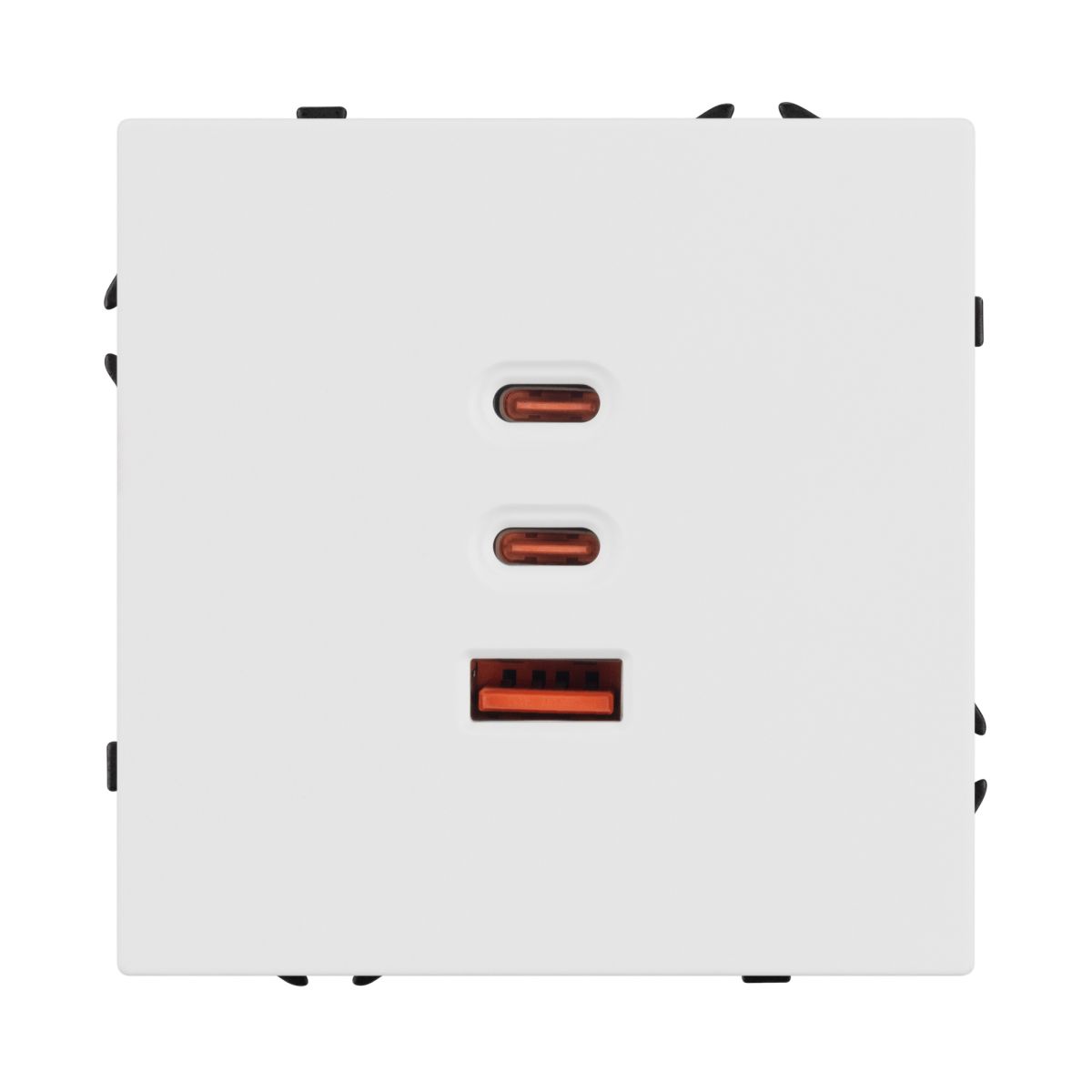Механизм розетки с быстрой USB зарядкой Arlight SCT-NOBE-MUACC-SFPL-FC-WH (65W, QC3) 061839