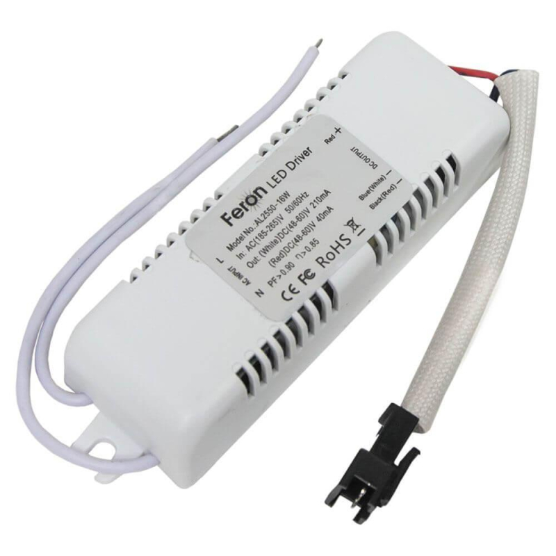Драйвер для светодиодного светильника Feron 28-42V 9-12W IP20 0,28A LB0154 21634