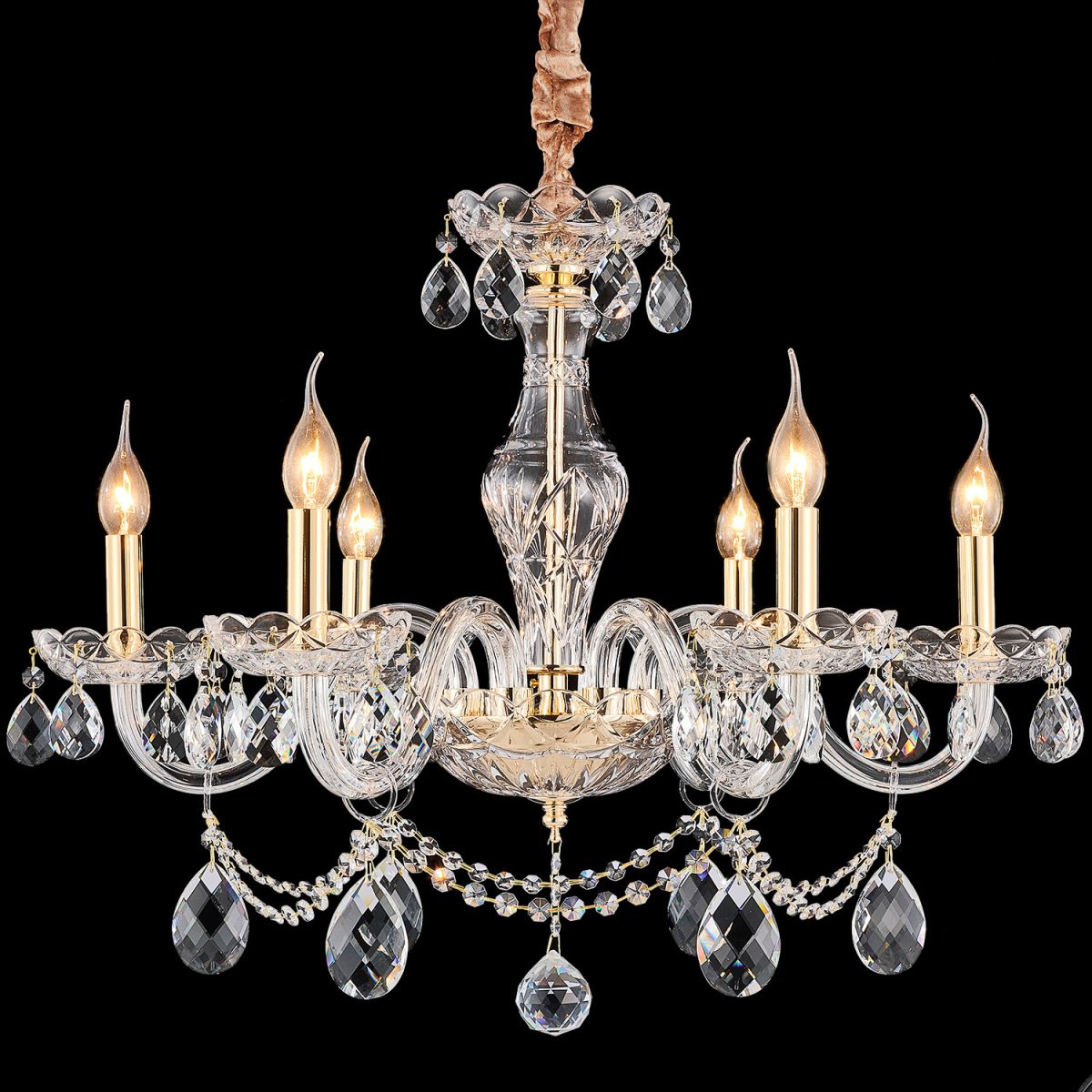 Подвесная люстра Illumico IL2066-6PBC-25 ELITE