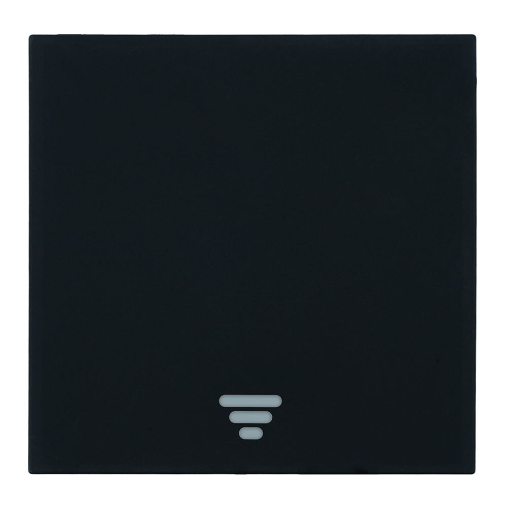 Выключатель 1-клавишный самовозвратный (механизм) Stekker Мия 250В 10А RSW10-3112-05 черный бархат 50574