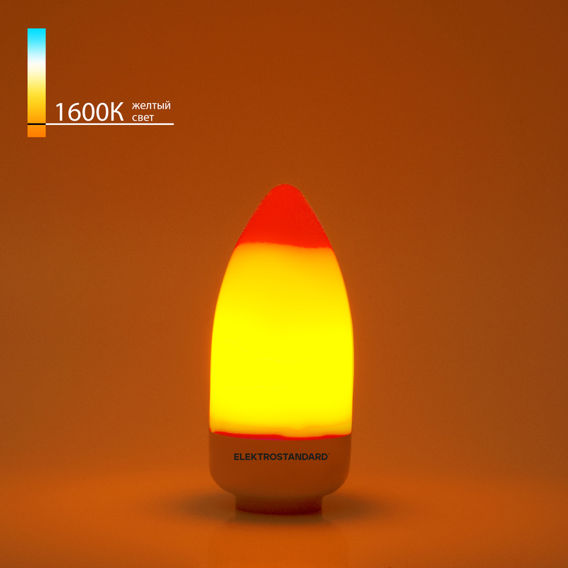 Светодиодная лампа Elektrostandard свеча матовая E14 3W 1600K 4690389174278