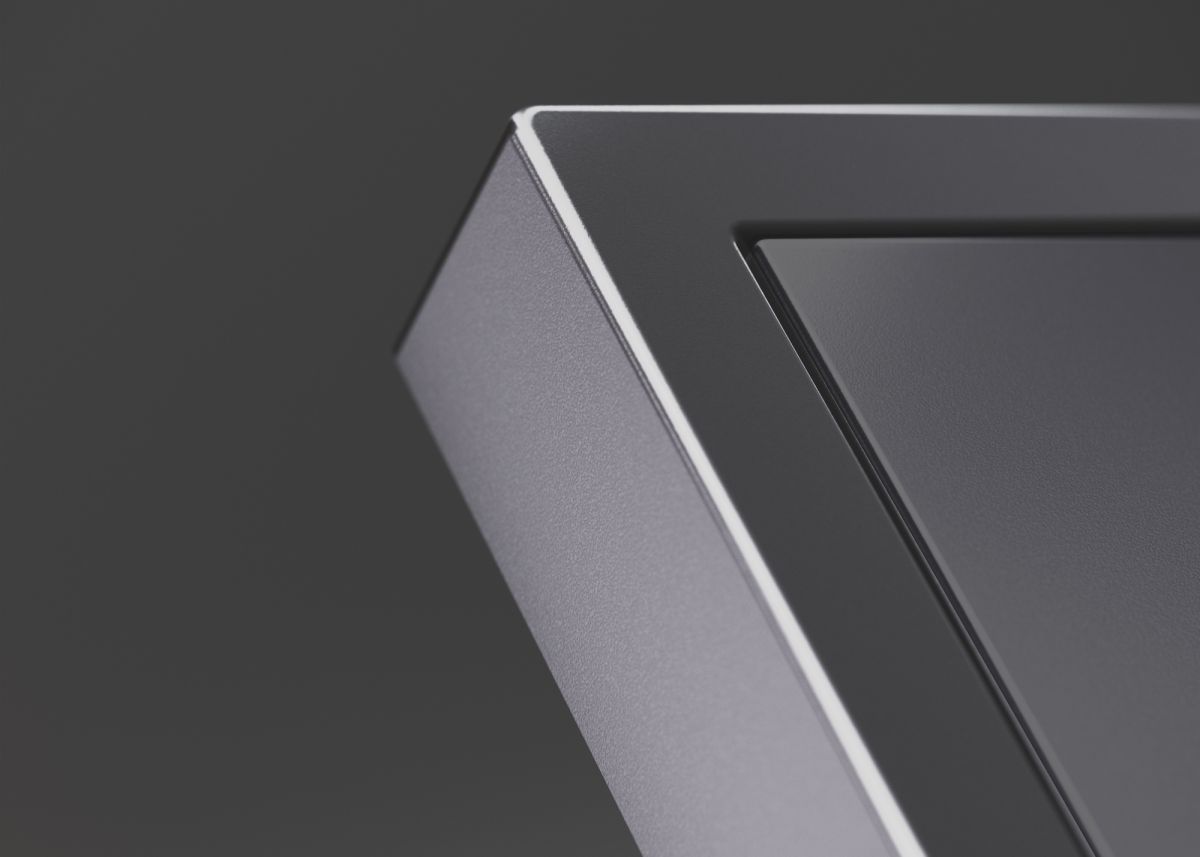 Клавиши для выключателя/переключателя двухклавишного S70 Metal (антрацит) Voltum VLSM000312
