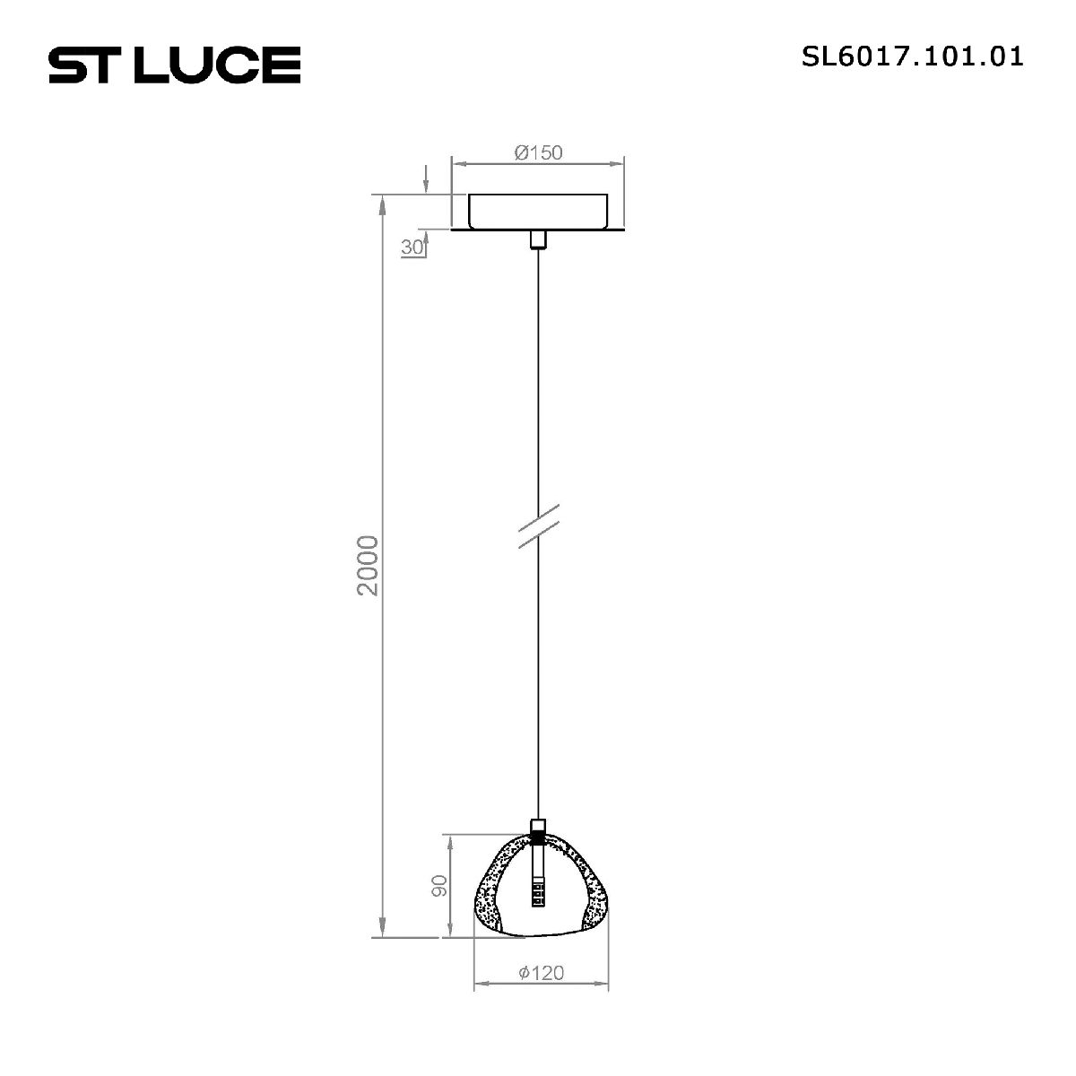 Подвесной светильник ST Luce Waterfall SL6017.101.01