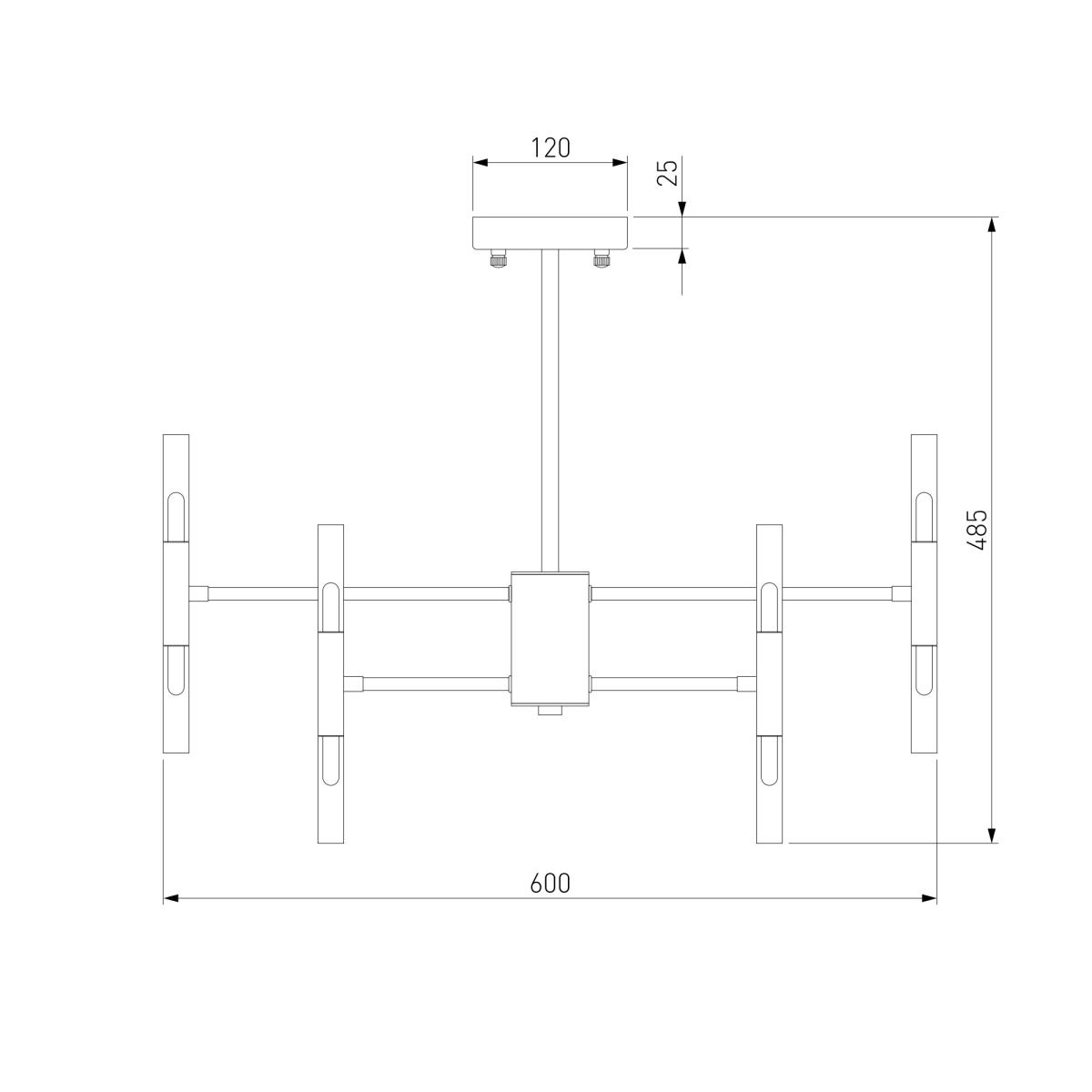 Потолочная люстра Bogates Bastone 345 Smart (549)