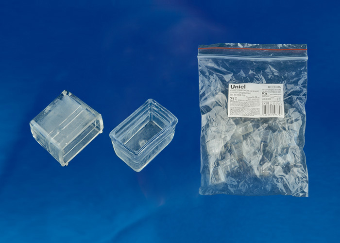

Заглушка торцевая для светодиодной ленты (UL-00002938) Uniel UCW-N21 Clear 025 Polybag