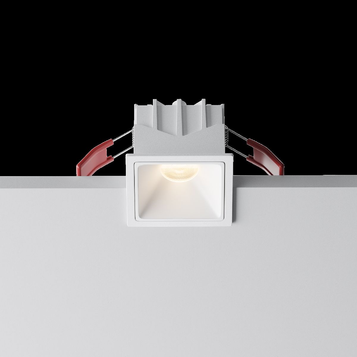 Встраиваемый светильник Maytoni Alfa led DL043-01-10W3K-SQ-W-1