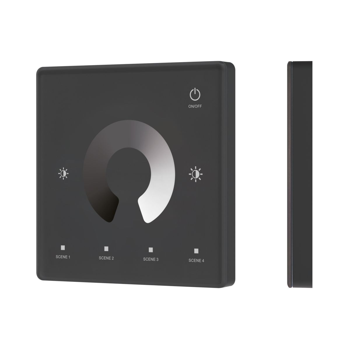 Сенсорная панель Arlight SMART-RF-801-11-1G-4SC-DIM черный (3V, 2.4G) накладная (IARL, IP20 Пластик) 063525